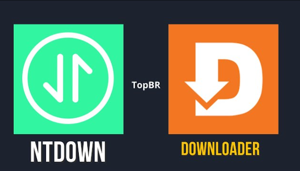 Ícones dos aplicativos NTDown e Downloader